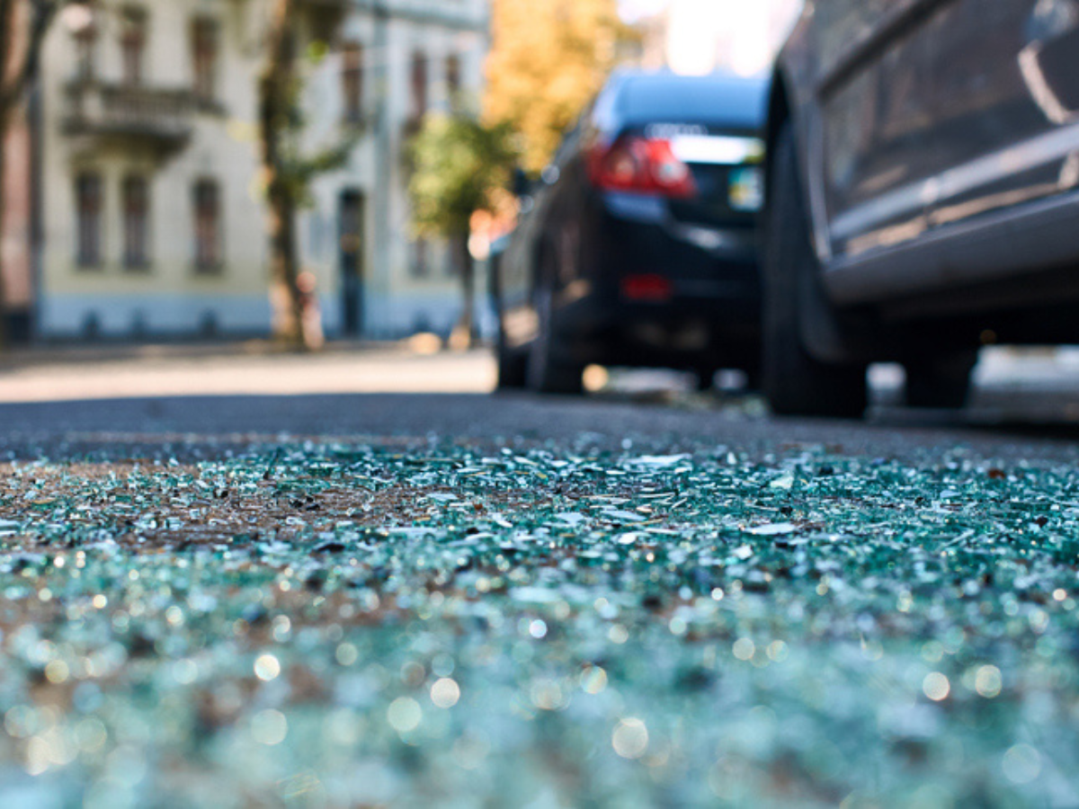 Vandalism to a car