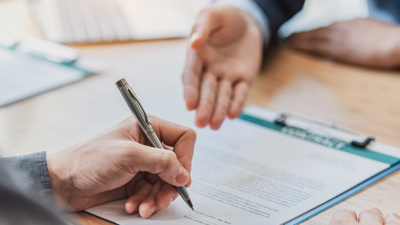 Broker and client signing policy documents