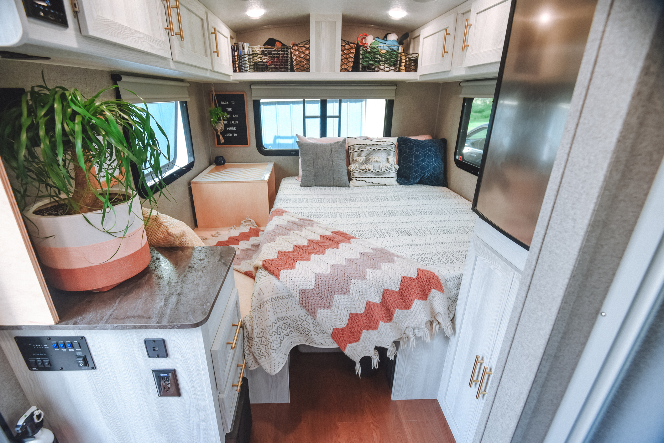 Decorating and setting up your camper trailer