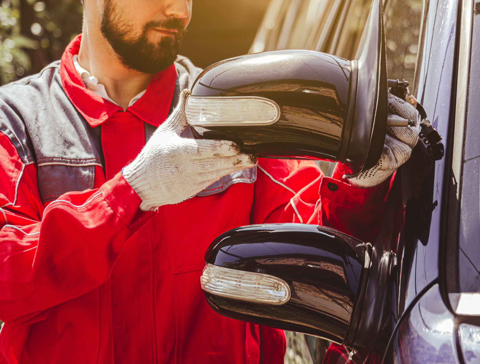 Modification being made on a vehicle