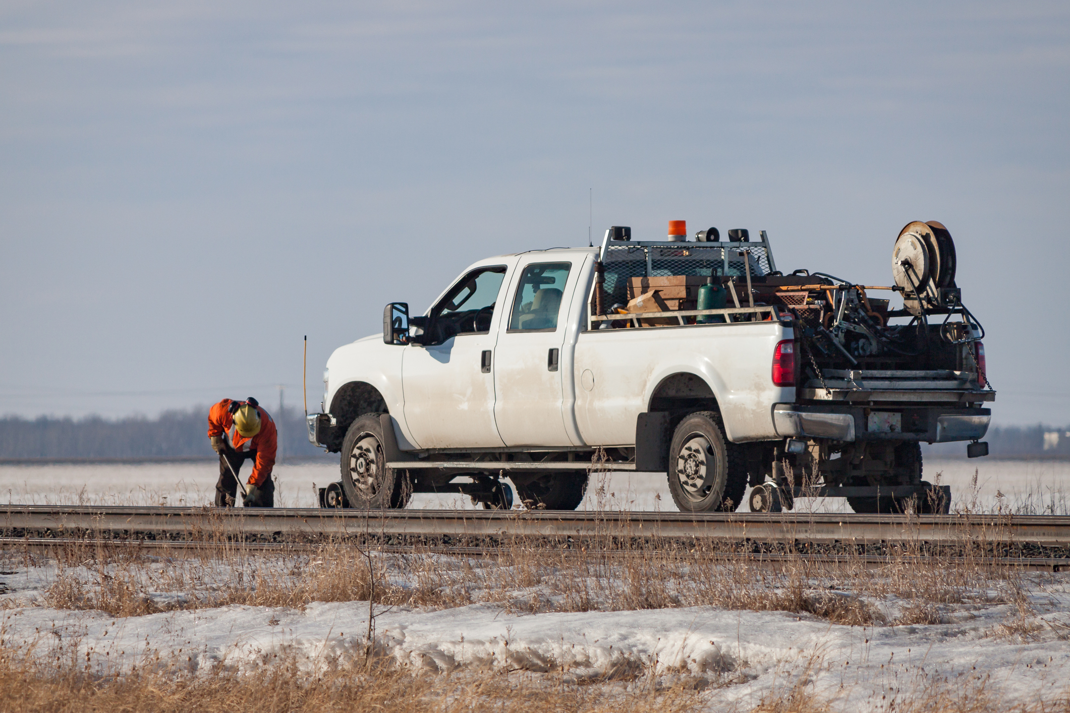 Work truck used for business operations