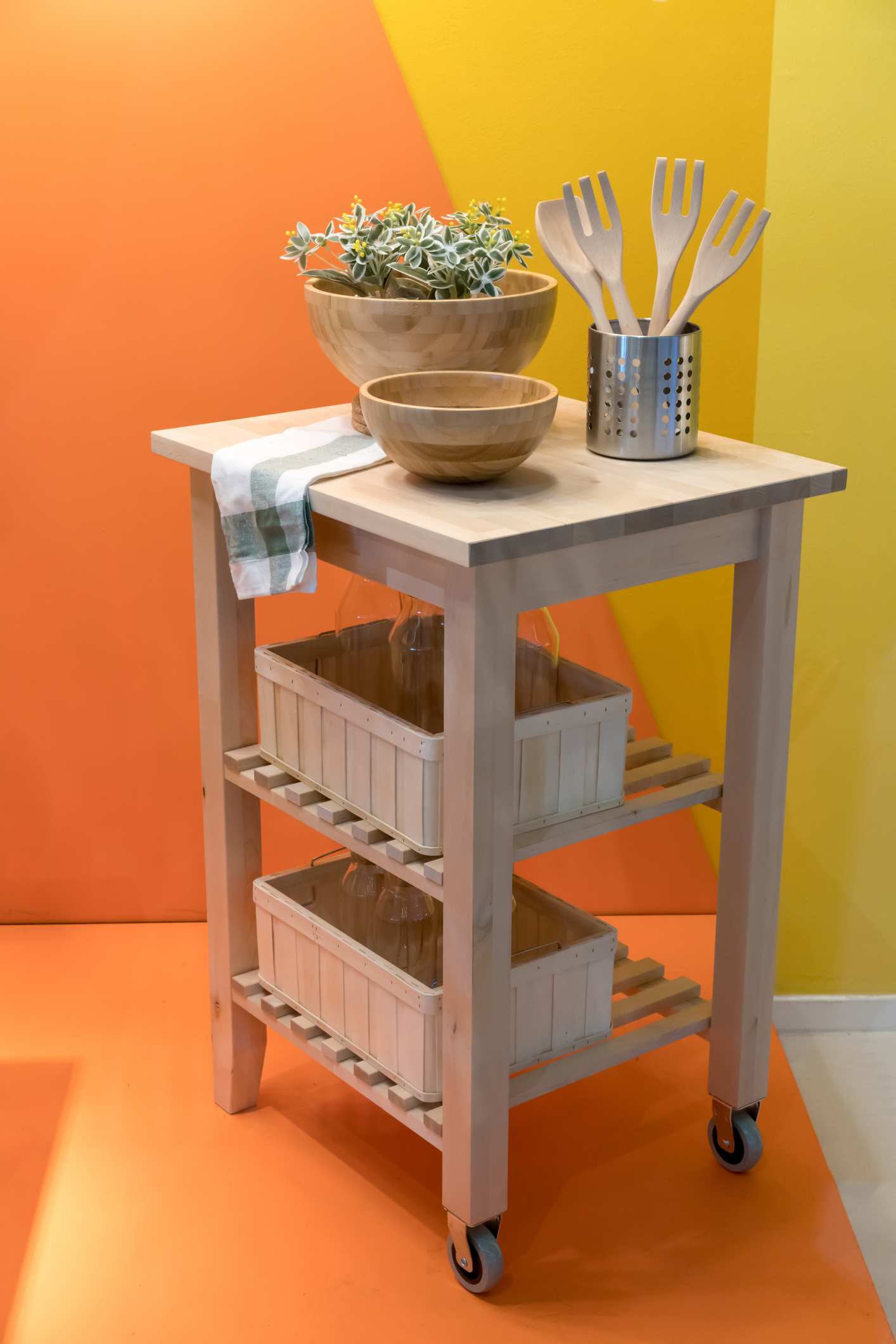 Kitchen bar cart