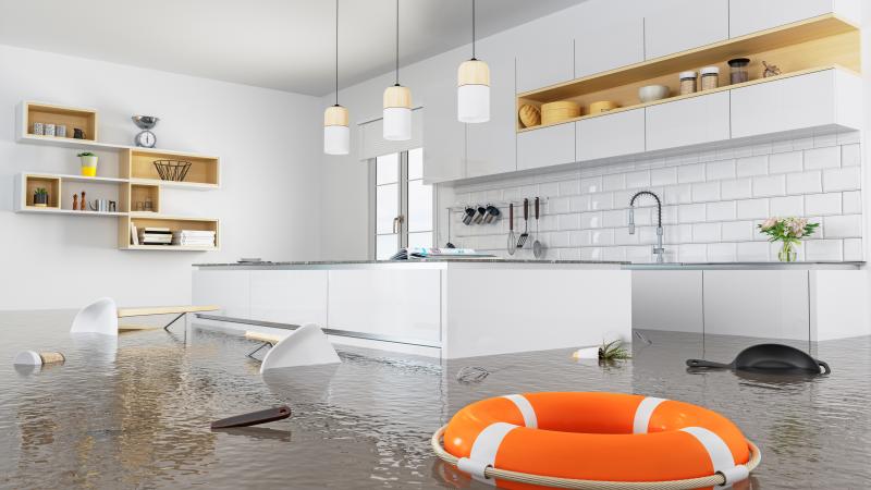 Flooded Kitchen