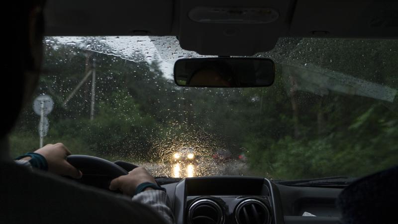 Driving in the rain