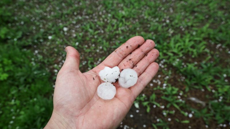 Hail Damage to Home