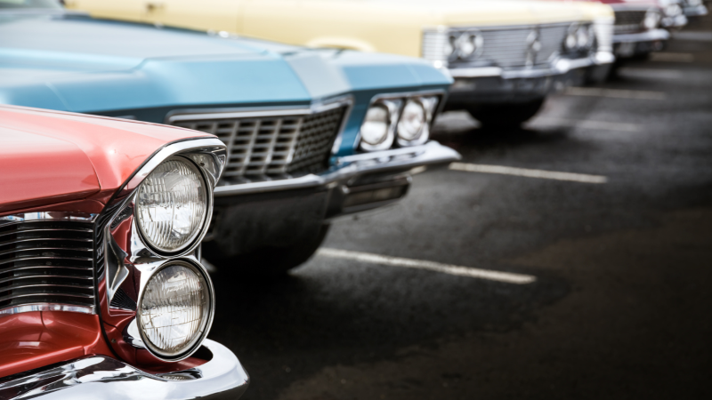 Antique car fleet