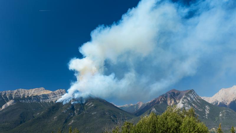 Jasper National Park Forest Fire