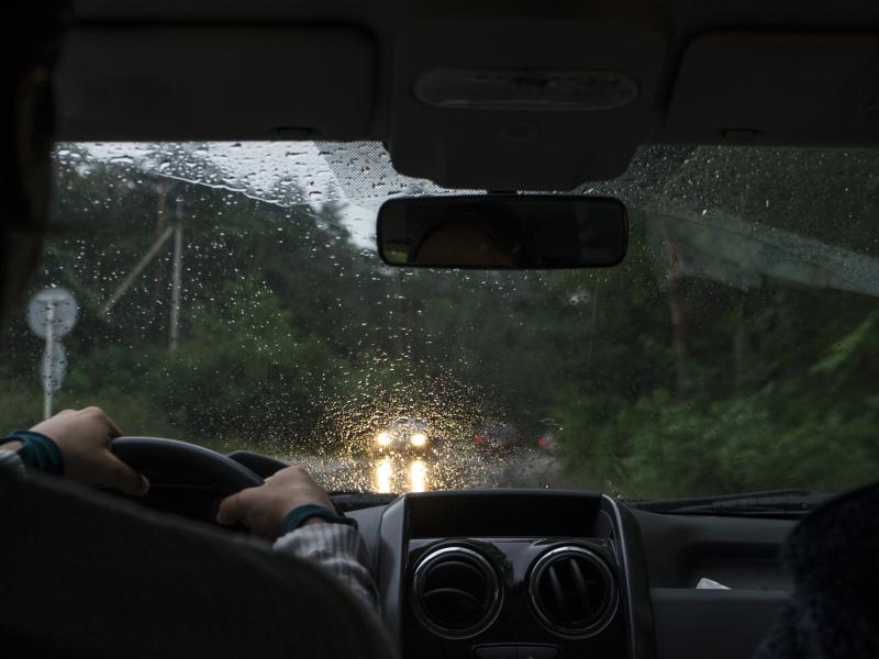 Driving in the rain