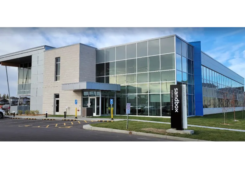 Sandbox Mutual Insurance head office in Saskatoon, Saskatchewan.